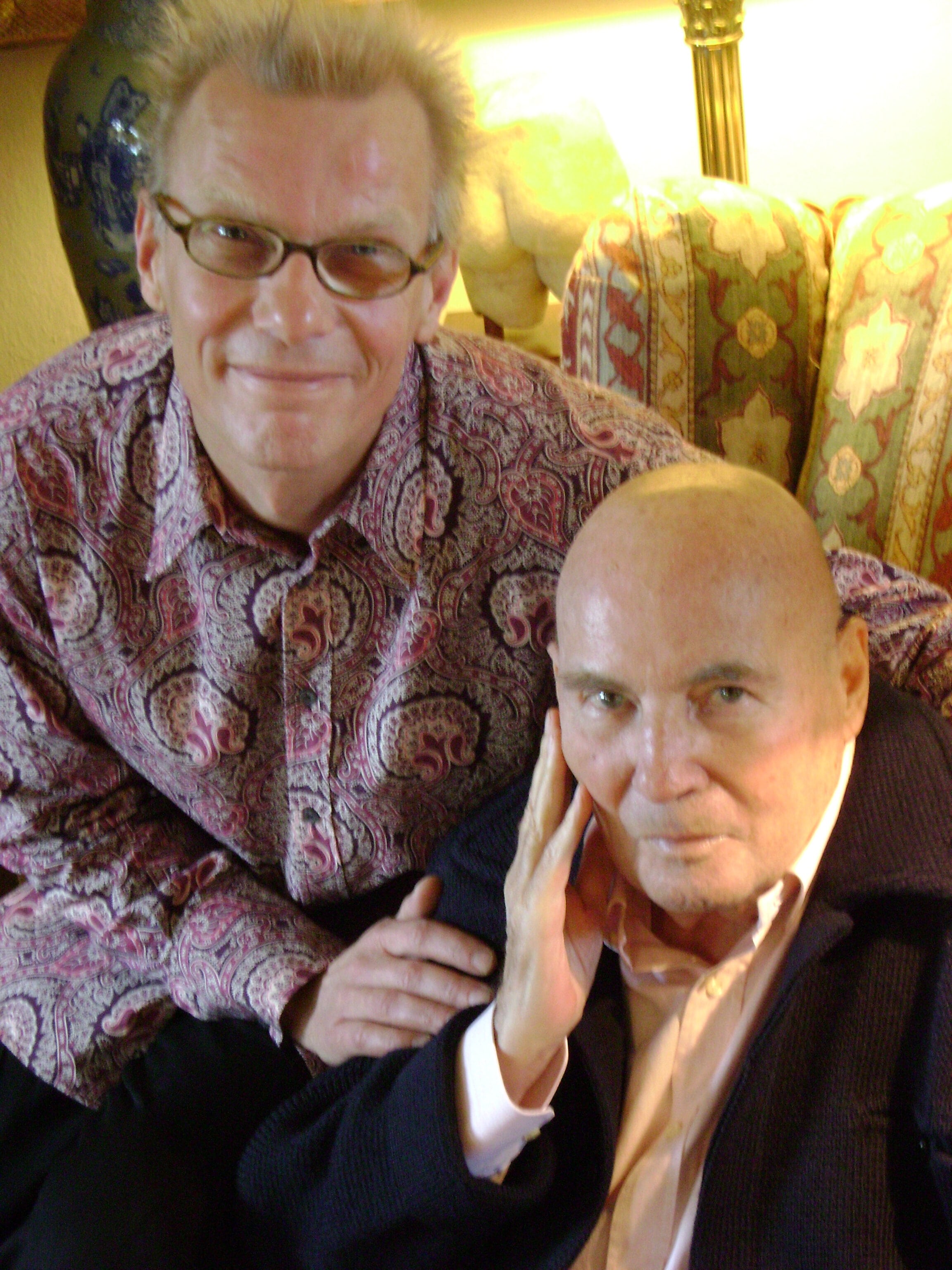 Henze and I at La Leprara, 2010